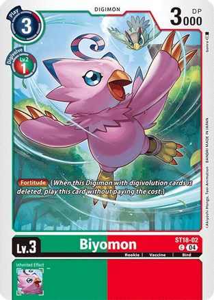 Biyomon (ST18-02) [Starter Deck 18: Guardian Vortex]