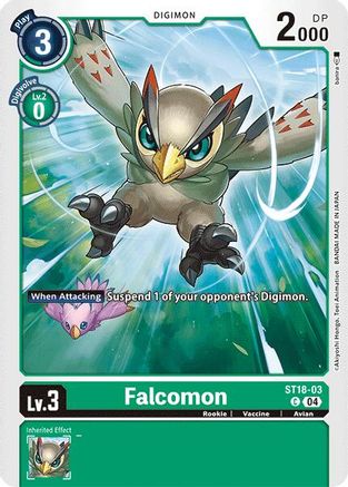 Falcomon (ST18-03) [Starter Deck 18: Guardian Vortex]