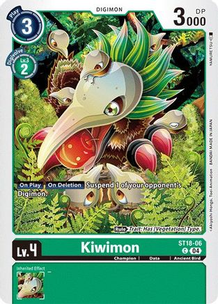 Kiwimon (ST18-06) [Starter Deck 18: Guardian Vortex] - Deck Out Gaming