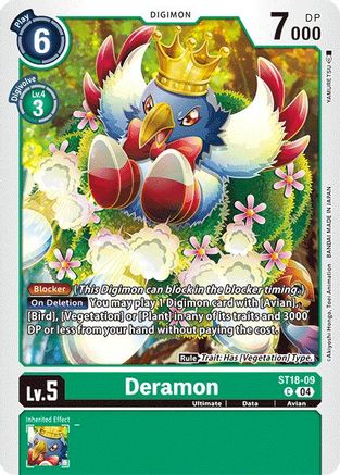 Deramon (ST18-09) [Starter Deck 18: Guardian Vortex]