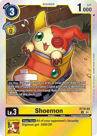 Shoemon (ST19-03) [Starter Deck 19: Fable Waltz] Foil - Deck Out Gaming