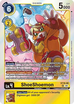 ShoeShoemon (ST19-08) [Starter Deck 19: Fable Waltz] Foil