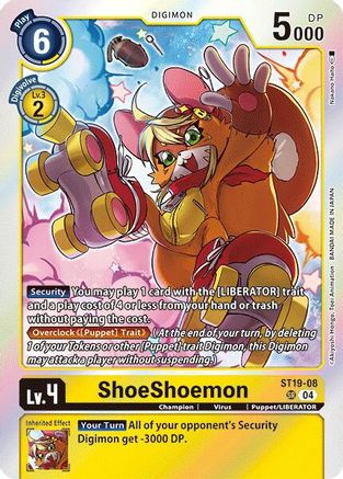 ShoeShoemon (ST19-08) [Starter Deck 19: Fable Waltz] Foil - Deck Out Gaming