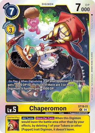 Chaperomon (ST19-11) [Starter Deck 19: Fable Waltz] Foil - Deck Out Gaming