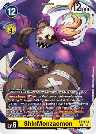 ShinMonzaemon (ST19-13) [Starter Deck 19: Fable Waltz] - Deck Out Gaming