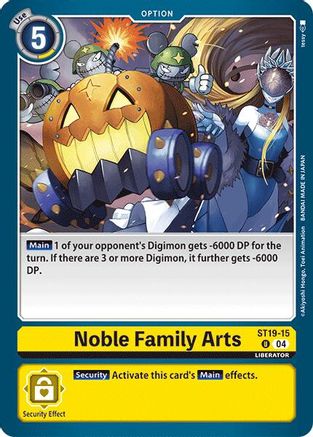 Noble Family Arts (ST19-15) [Starter Deck 19: Fable Waltz]