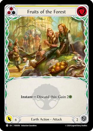 Fruits of the Forest (Yellow) (ROS056) [Rosetta] Rainbow Foil - Deck Out Gaming