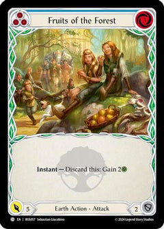 Fruits of the Forest (Blue) (ROS057) [Rosetta] Rainbow Foil - Deck Out Gaming