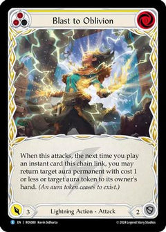 Blast to Oblivion (Yellow) (ROS080) [Rosetta] Rainbow Foil - Deck Out Gaming