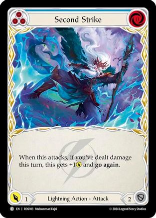 Second Strike (Blue) (ROS103) [Rosetta] - Deck Out Gaming