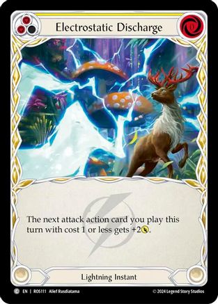 Electrostatic Discharge (Yellow) (ROS111) [Rosetta] Rainbow Foil - Deck Out Gaming