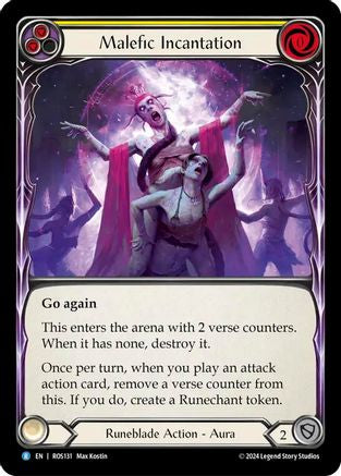 Malefic Incantation (Yellow) (ROS131) [Rosetta] - Deck Out Gaming