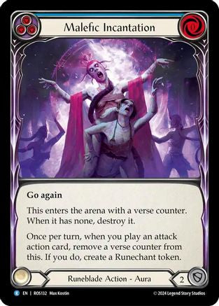 Malefic Incantation (Blue) (ROS132) [Rosetta] - Deck Out Gaming