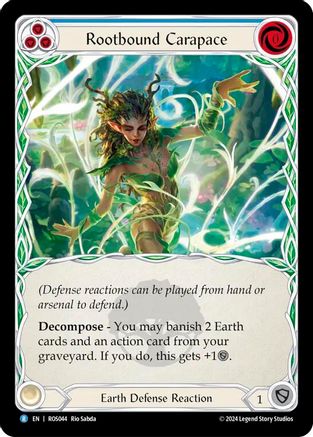 Rootbound Carapace (Blue) (ROS044) [Rosetta] - Deck Out Gaming