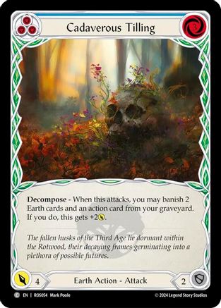 Cadaverous Tilling (Blue) (ROS054) [Rosetta] Rainbow Foil - Deck Out Gaming