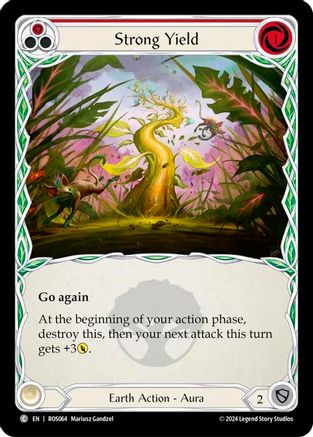 Strong Yield (Red) (ROS064) [Rosetta] Rainbow Foil - Deck Out Gaming
