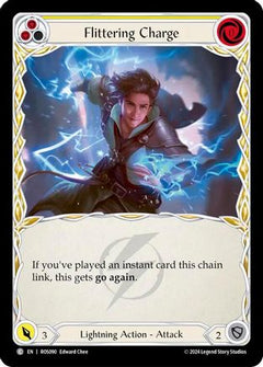 Flittering Charge (Yellow) (ROS090) [Rosetta] Rainbow Foil - Deck Out Gaming