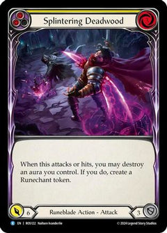 Splintering Deadwood (Yellow) (ROS122) [Rosetta] Rainbow Foil - Deck Out Gaming