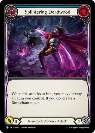 Splintering Deadwood (Blue) (ROS123) [Rosetta] - Deck Out Gaming