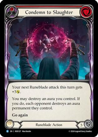 Condemn to Slaughter (Red) (ROS127) [Rosetta] - Deck Out Gaming