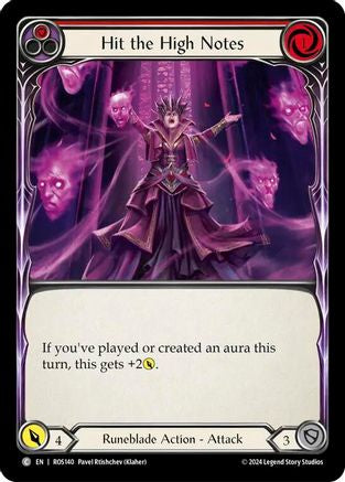 Hit the High Notes (Red) (ROS140) [Rosetta] Rainbow Foil - Deck Out Gaming