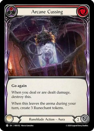 Arcane Cussing (Red) (ROS152) [Rosetta] - Deck Out Gaming