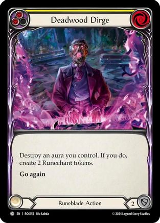 Deadwood Dirge (Yellow) (ROS156) [Rosetta] - Deck Out Gaming