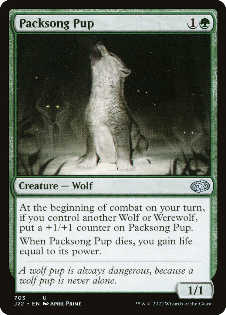 Packsong Pup (703) [Jumpstart 2022] - Deck Out Gaming