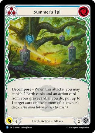 Summer's Fall (Blue) (ROS041) [Rosetta] - Deck Out Gaming