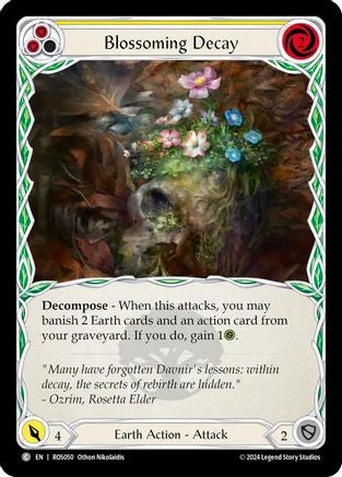 Blossoming Decay (Yellow) (ROS050) [Rosetta] - Deck Out Gaming
