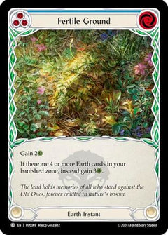 Fertile Ground (Blue) (ROS069) [Rosetta] Rainbow Foil - Deck Out Gaming