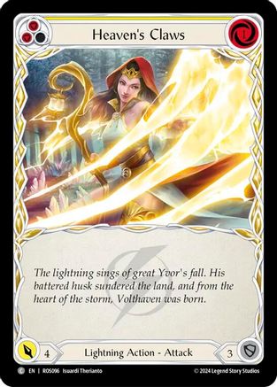 Heaven's Claws (Yellow) (ROS096) [Rosetta] - Deck Out Gaming