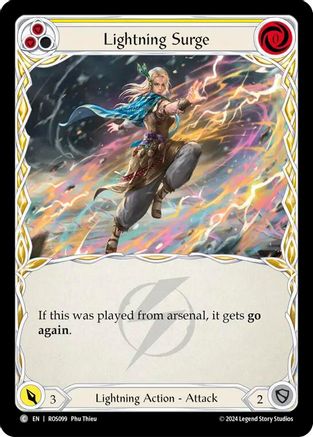 Lightning Surge (Yellow) (ROS099) [Rosetta] - Deck Out Gaming