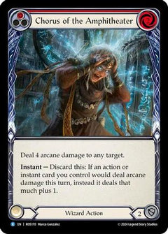 Chorus of the Amphitheater (Red) (ROS170) [Rosetta] Rainbow Foil - Deck Out Gaming