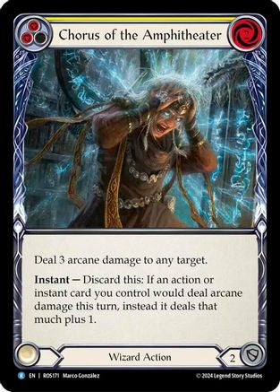 Chorus of the Amphitheater (Yellow) (ROS171) [Rosetta] - Deck Out Gaming