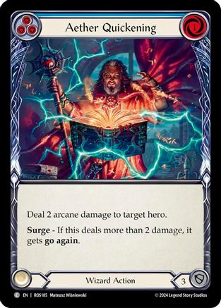 Aether Quickening (Blue) (ROS185) [Rosetta] - Deck Out Gaming