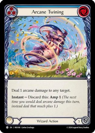 Arcane Twining (Blue) (ROS188) [Rosetta] Rainbow Foil - Deck Out Gaming
