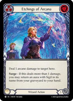Etchings of Arcana (Blue) (ROS191) [Rosetta] Rainbow Foil - Deck Out Gaming