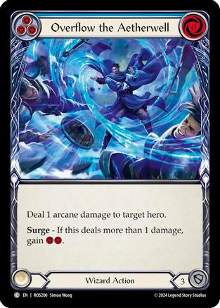 Overflow the Aetherwell (Blue) (ROS200) [Rosetta] - Deck Out Gaming