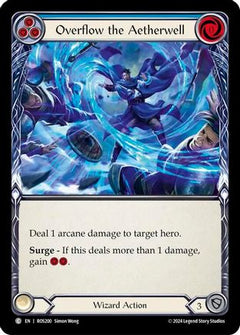 Overflow the Aetherwell (Blue) (ROS200) [Rosetta] Rainbow Foil - Deck Out Gaming