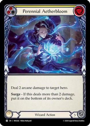 Perennial Aetherbloom (Yellow) (ROS202) [Rosetta] - Deck Out Gaming