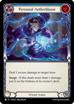 Perennial Aetherbloom (Blue) (ROS203) [Rosetta] Rainbow Foil - Deck Out Gaming