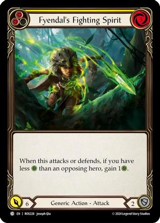 Fyendal's Fighting Spirit (Yellow) (ROS228) [Rosetta] - Deck Out Gaming