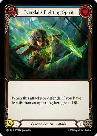 Fyendal's Fighting Spirit (Blue) (ROS229) [Rosetta] - Deck Out Gaming