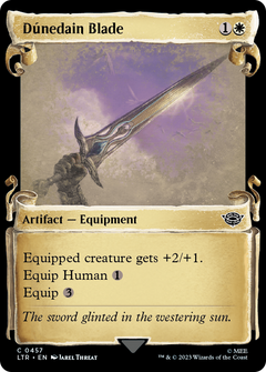Dunedain Blade (Showcase Scrolls) (457) [The Lord of the Rings: Tales of Middle-earth] foil - Deck Out Gaming