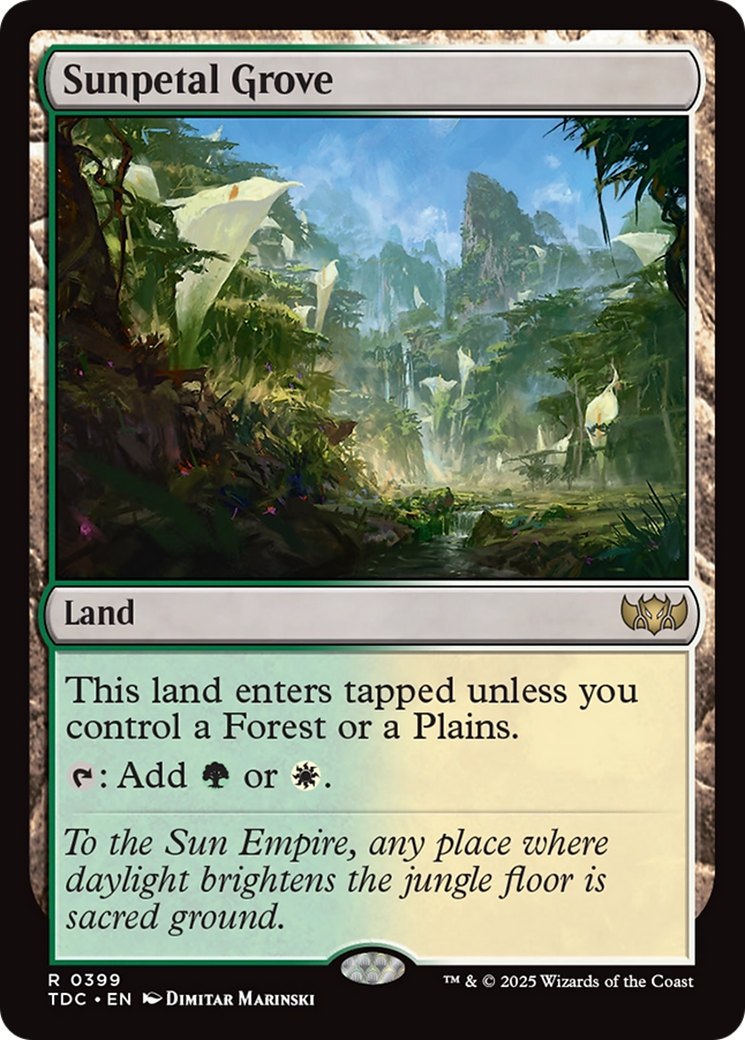 Sunpetal Grove (399) [Commander: Tarkir: Dragonstorm] - Deck Out Gaming