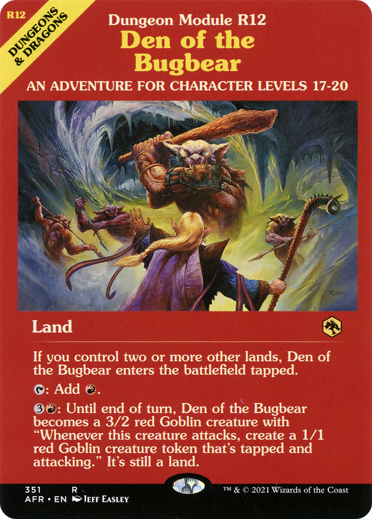 Den of the Bugbear (351) [Adventures in the Forgotten Realms] foil - Deck Out Gaming