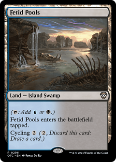 Fetid Pools (296) [Outlaws of Thunder Junction Commander] - Deck Out Gaming