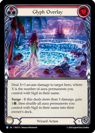 Glyph Overlay (Red) (ROS173) [Rosetta] Rainbow Foil - Deck Out Gaming