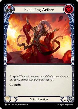 Exploding Aether (Red) (ROS192) [Rosetta] Rainbow Foil - Deck Out Gaming